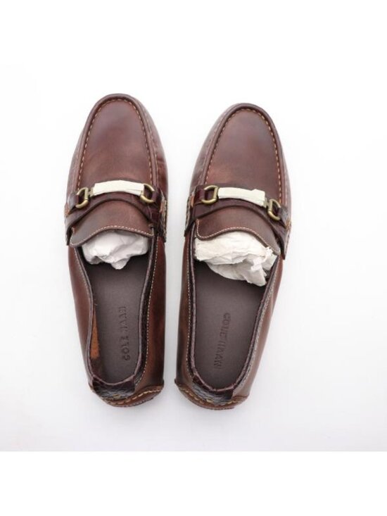 Cole Haan Somerset Bit Brown Leather Men\'s Sz 11.5 Moc Toe Loafers Shoes C11396 main image 9